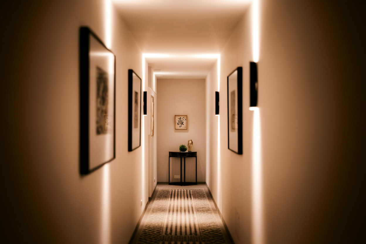 Déco Couloir Étroit : 15 Idées pour Aménager l'Entrée et les Longs Espaces