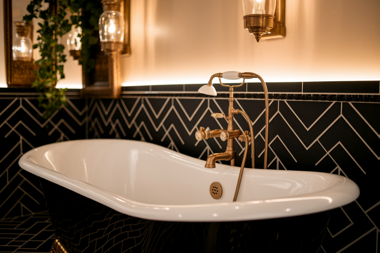 Salle de Bains Art Déco : 10 Inspirations pour un Style Intemporel