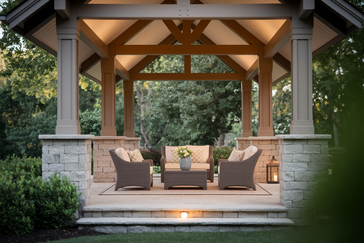 Terrasse Couverte en Dur : Idées d'Aménagement et Décoration