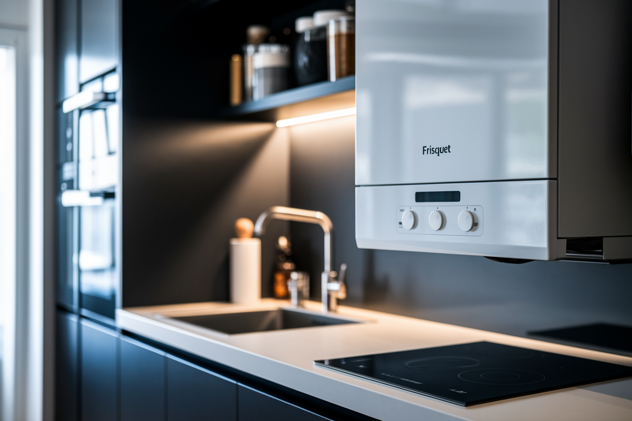 cuisine-moderne-chaudiere-frisquet-integree
