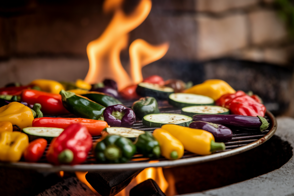 legumes-grilles-brasero-flammes