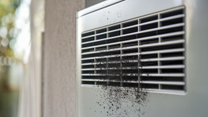 ventilation-murale-poussiere-arriere-plan