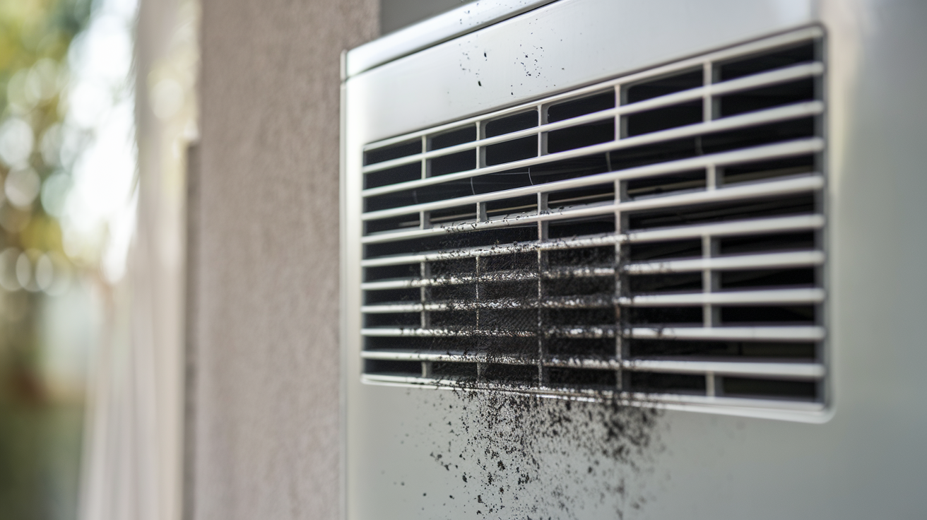 ventilation-murale-poussiere-arriere-plan