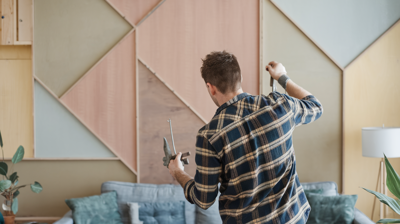 bricoleur-mur-placo-espace-moderne