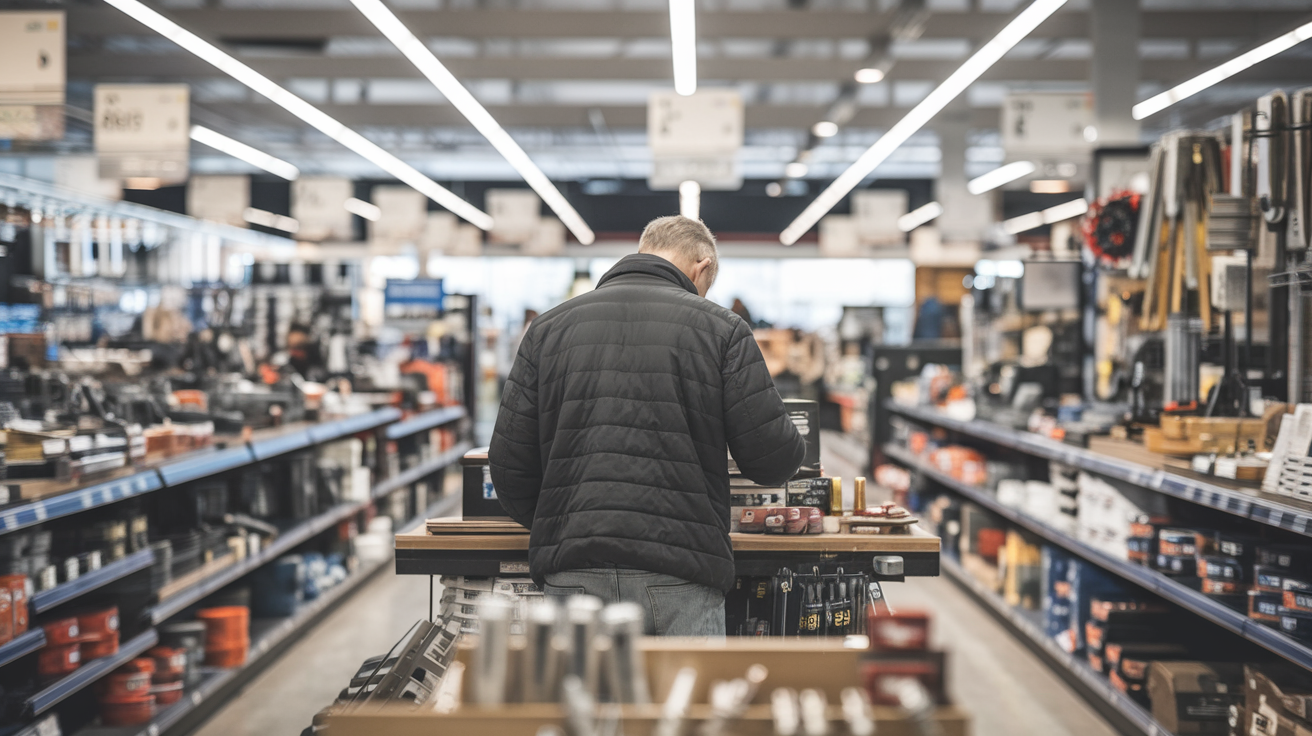 magasin-bricolage-rayons-outils-client