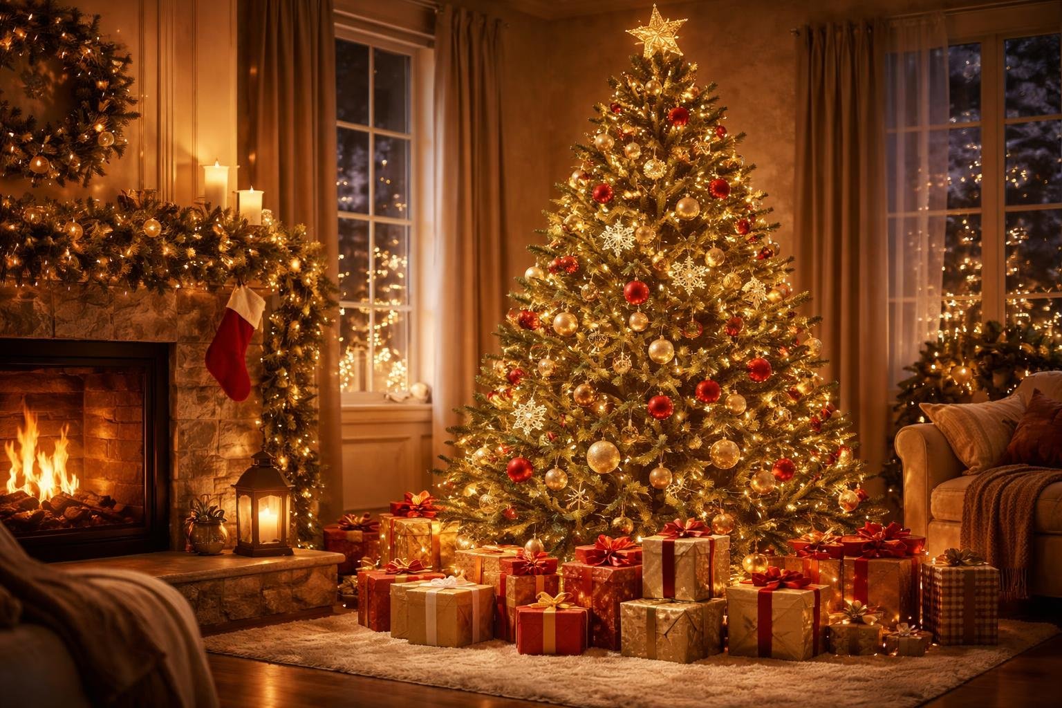 sapin-noel-decore-salon-chaleureux