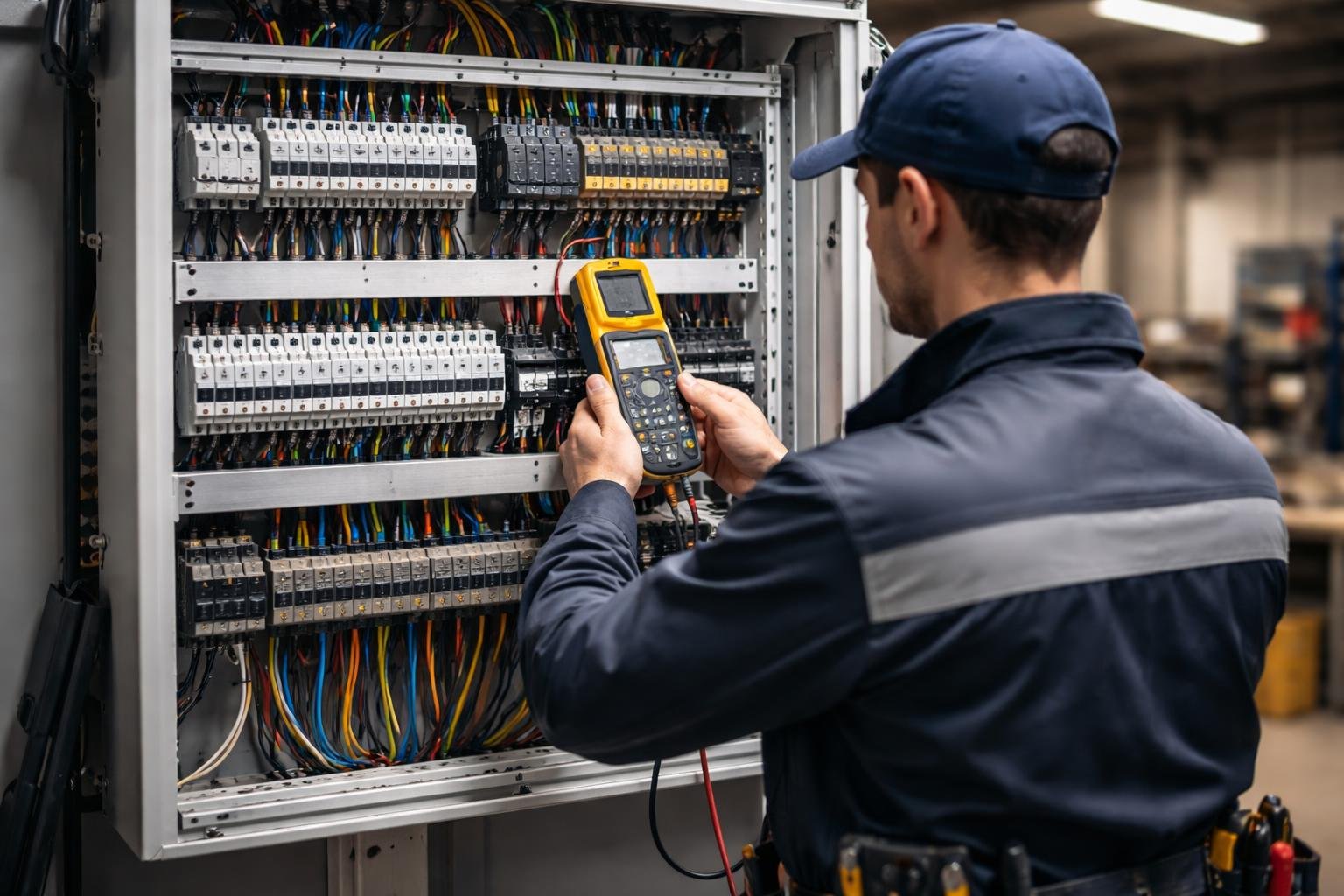 electricien-travail-appareil-tableau-electrique
